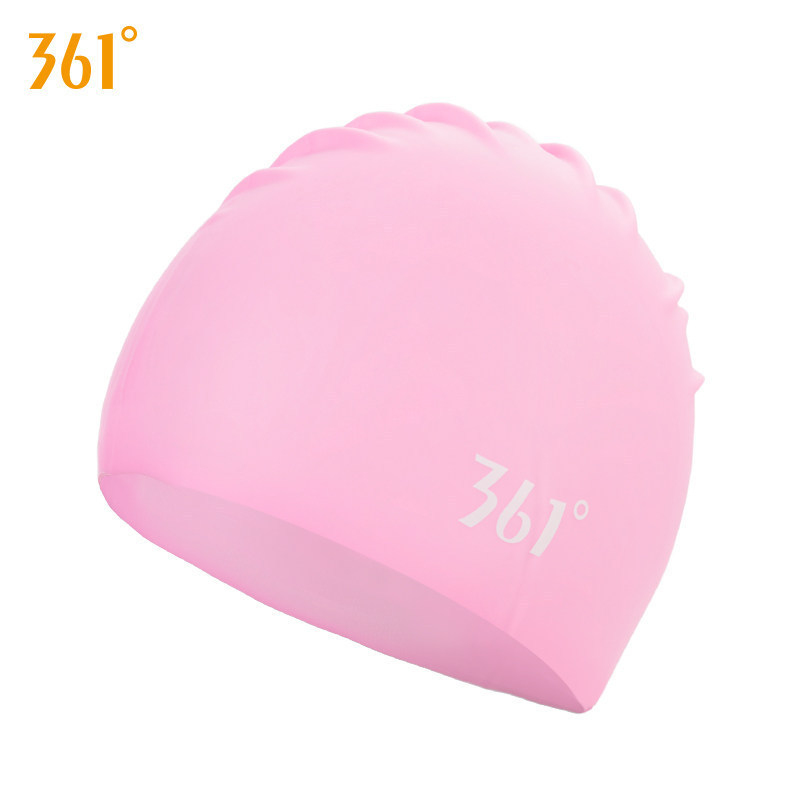 361 Swimming Cap Adult Unisex Professional Waterproof and Comfortable Silica Gel Cap Fashion plus Size Training Swimming