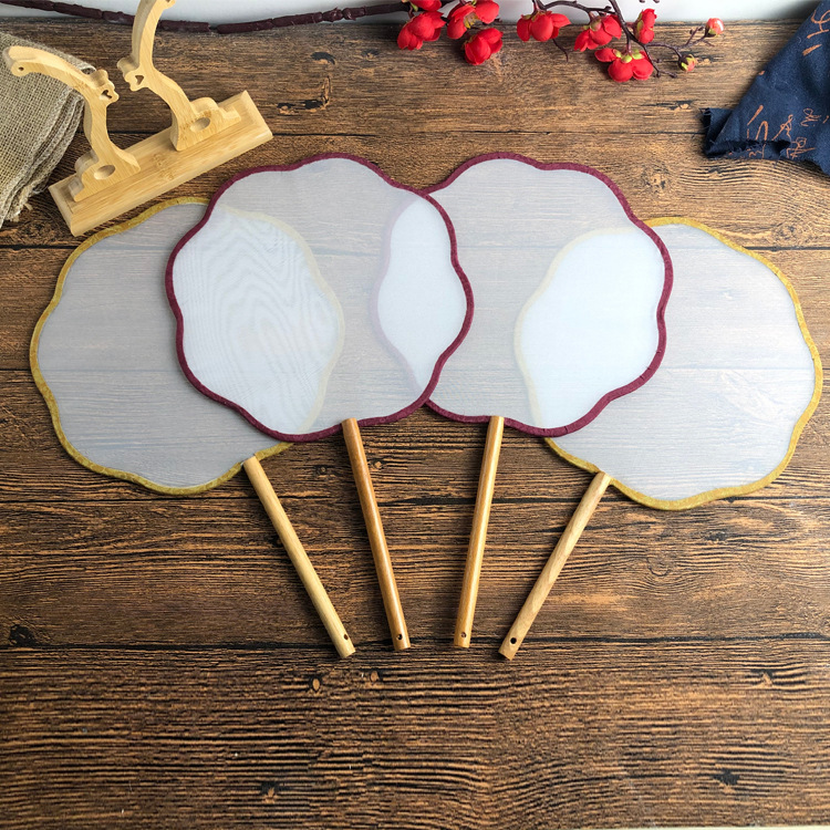 新娘团扇古风汉服手工中式结婚扇子秀禾服喜扇diy材料包手捧花扇