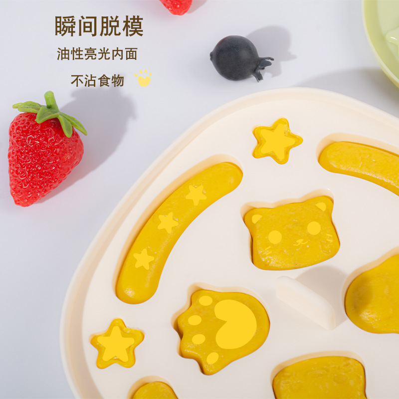 Cat‘s Paw Sausage Food Supplement Silicone Steamed Cake Mold Diy Custard Jelly Cake Ice Cream Bowl Cake Mold