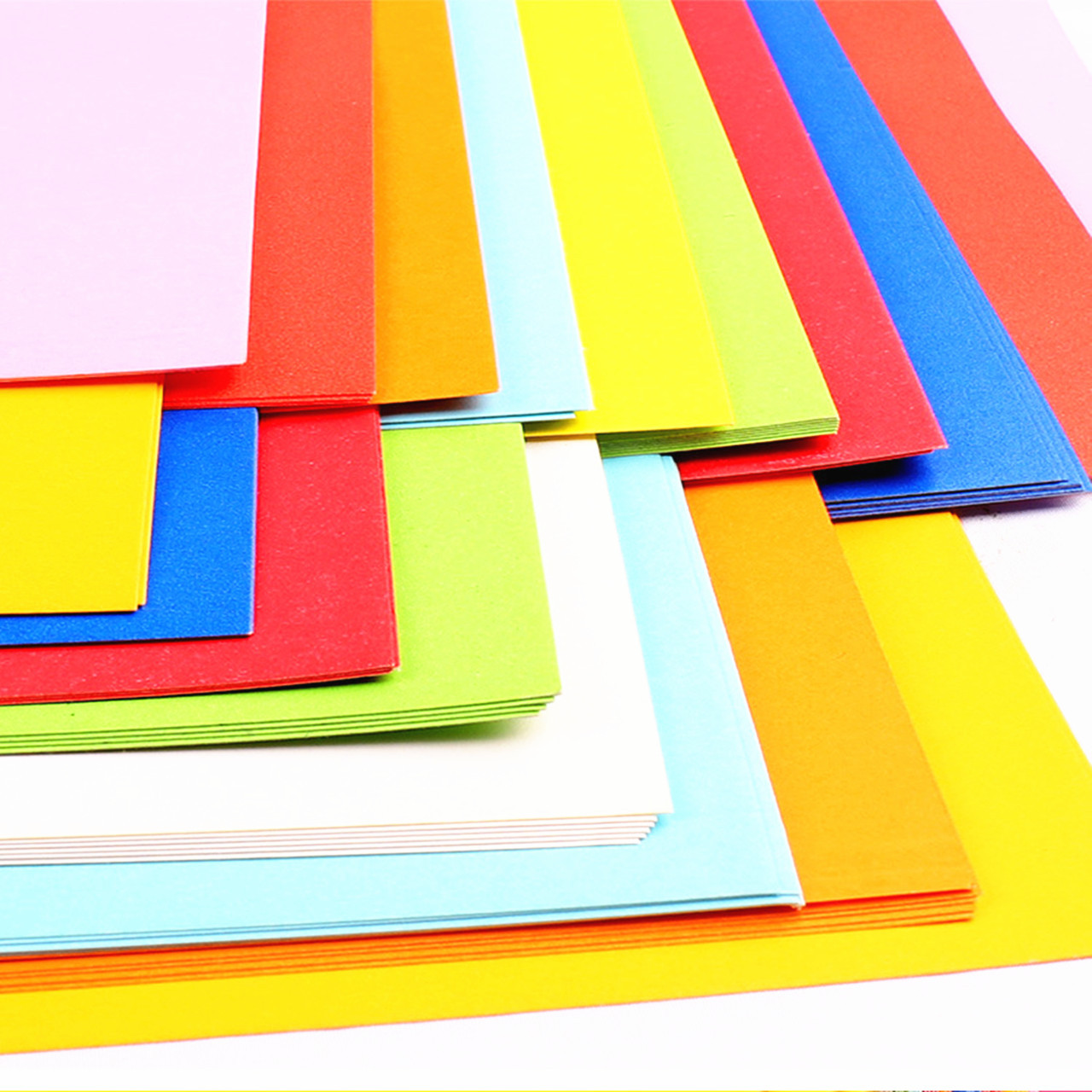 批发a4型200克彩色硬卡纸儿童手工绘画卡纸diy手工制作原浆卡纸