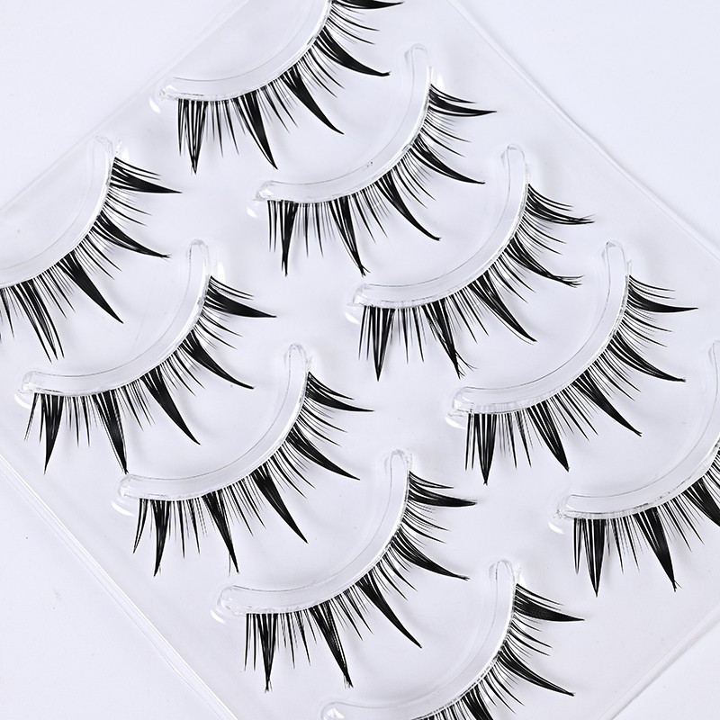 Thick False Eyelashes Full Transparent Soft Stem Fish Line Stem Archdemon Comic Simulation Full Terms False Eyelashes