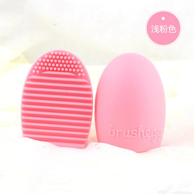 Source Factory Goods Makeup Brush Cleaning Egg Silicone Scrubber Universal Makeup Cleaning Brush Face Washing Egg Brush