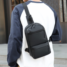 今年流行时尚韩版男士商务通勤包2024新款休闲包运动胸包斜挎包潮