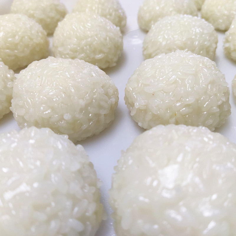 手工糯米团子子安庆产欢喜果子芝麻白糖馅豆沙馅枣泥馅糍粑8个传