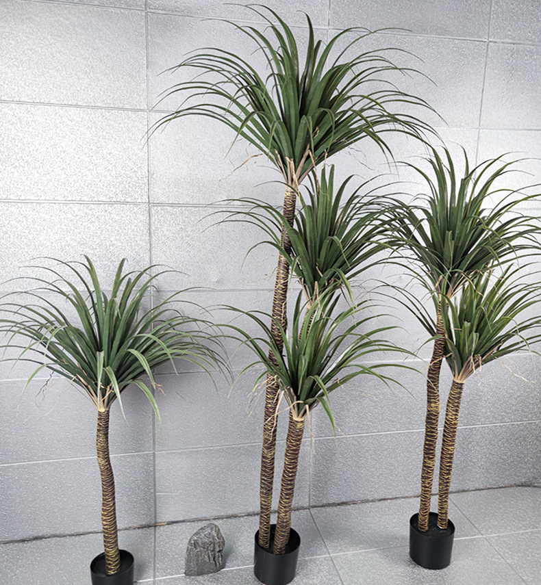 北欧仿真龙血树绿植假植物盆栽室内客厅落地造景装饰品摆件