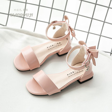 女童凉鞋年新款韩版软底公主鞋儿童时尚高跟夏季鞋子小女孩鞋