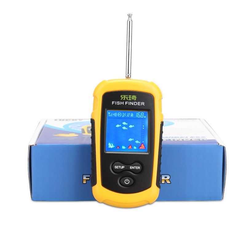 乐琦探鱼器可视无线智能水下小型声呐钓鱼用品鱼群探测器找鱼器具