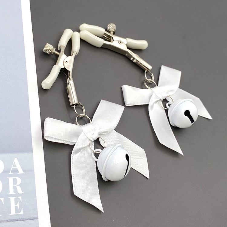 铃铛蝴蝶结情趣肛塞乳夹铃铛拉珠后庭尾巴可爱情趣调情情侣用品