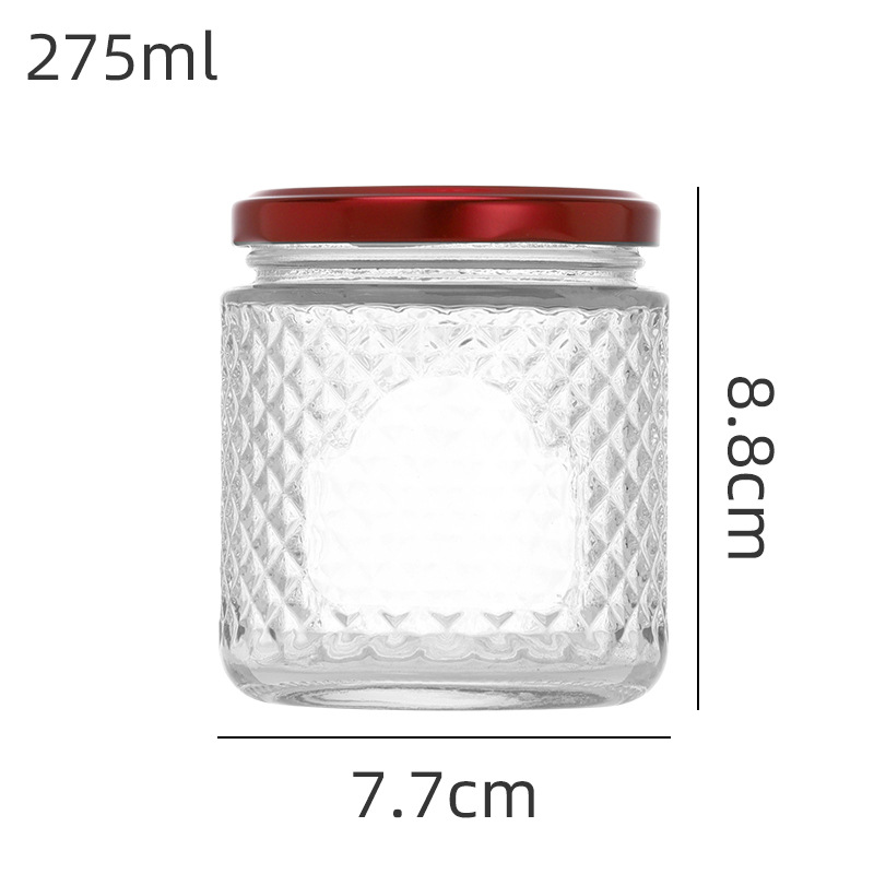 Fresh Stew Bottle Household Jam Storage Bottle Kitchen Soy Sauce Pickles Storage Jar