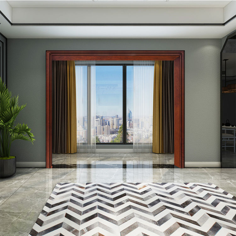 实木包边窗套门套线条拱门造型阳台垭口装修烤漆套装门木门框