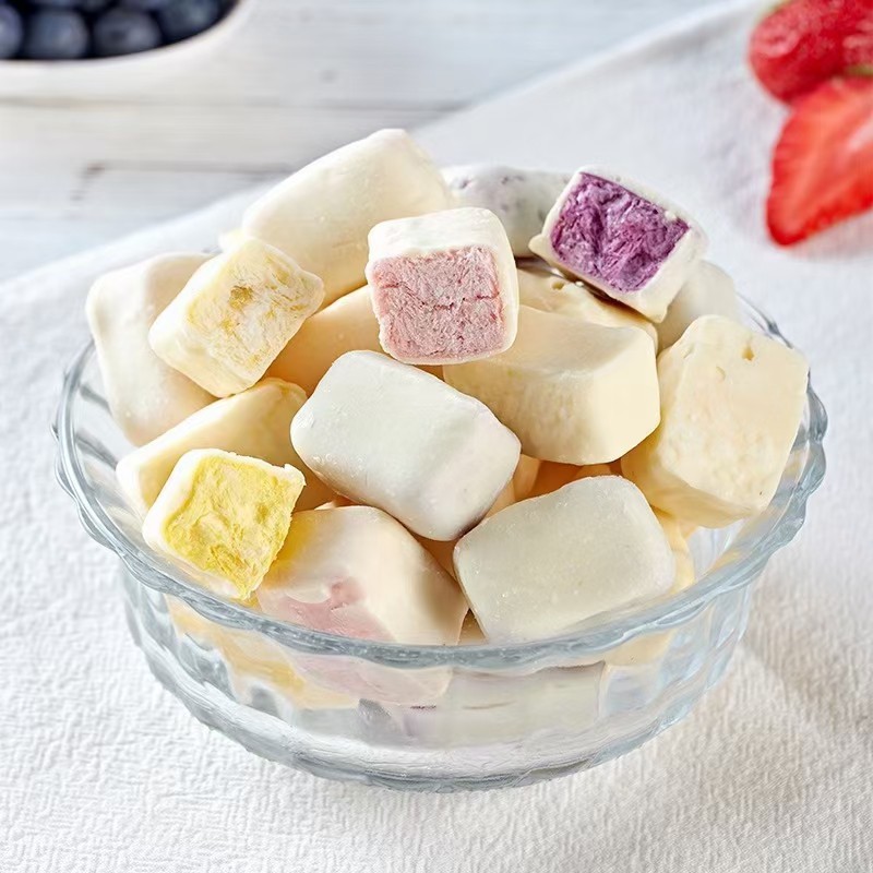 舌坚味冻干酸奶块芒果蓝莓草莓味冻干芒果冻干水蜜桃冻干榴莲