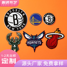 nba篮球队logo赞助标志wish湖人篮网刺绣布贴运动球衣裤子补丁贴