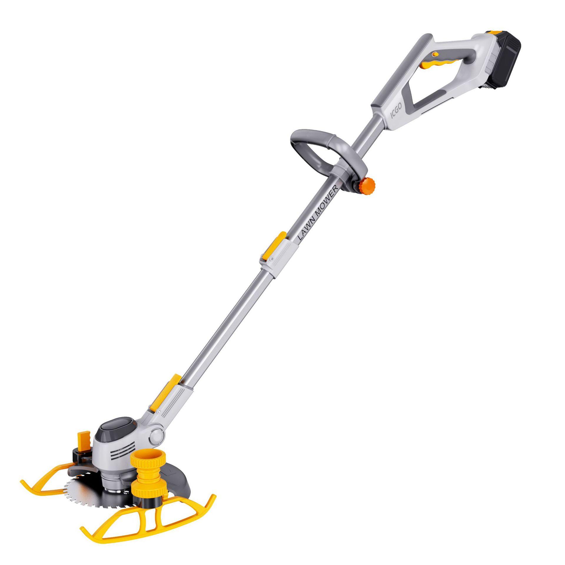 电动割草机多功能打草机锂电充电式手持小型农家用除草神器草坪机