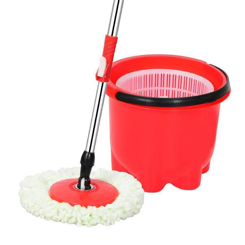 拖把免手洗一拖净加厚单桶旋转家用甩干墩布手压单桶懒人拖地批发