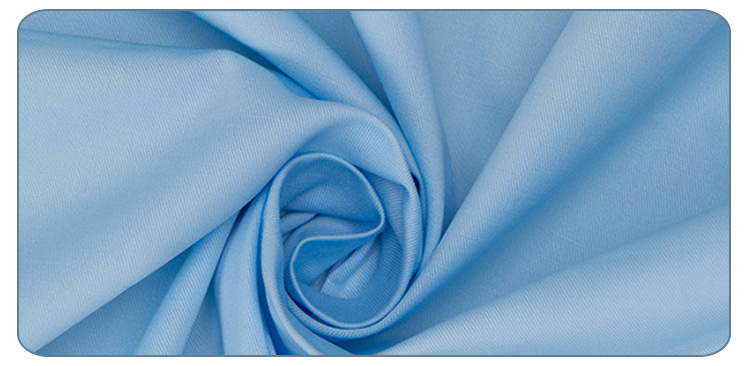 40s高密斜仿天丝 棉质梭织斜纹布 时尚衬衫制服面料 休闲工装布料