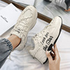 Diddy Autumn new pattern motion White shoes Low The thickness of the bottom leisure time Trendy shoes man Versatile Running shoes