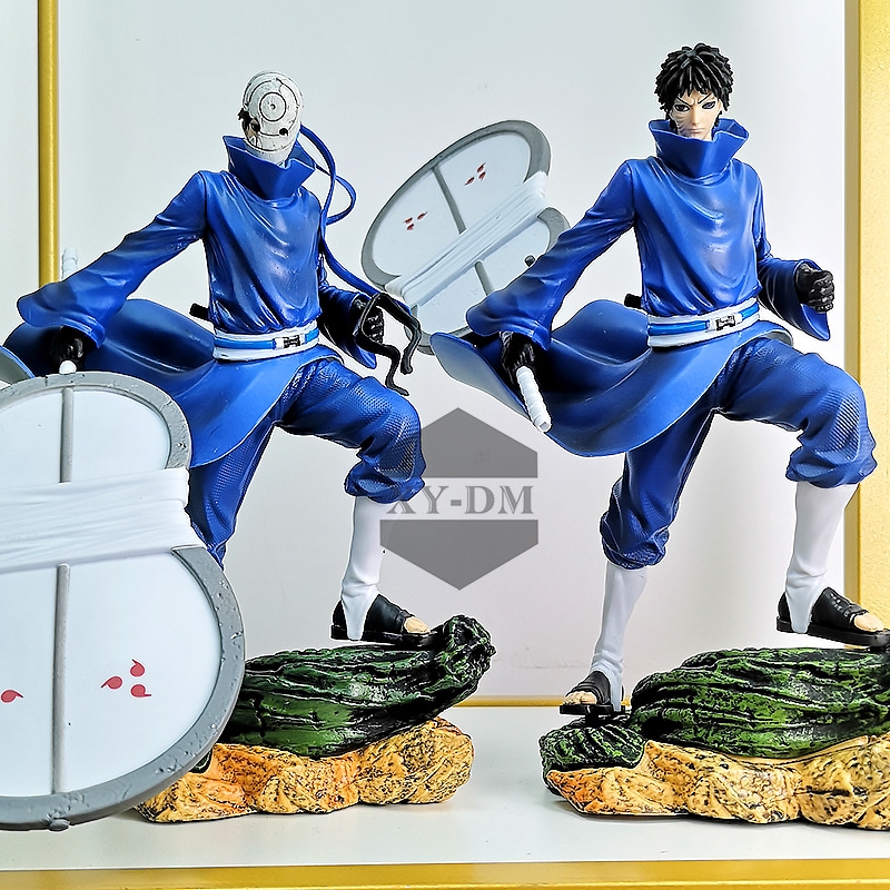 轮回宇智波带土手办动漫火影忍者gk双头雕白面具晓组织飞手办批发