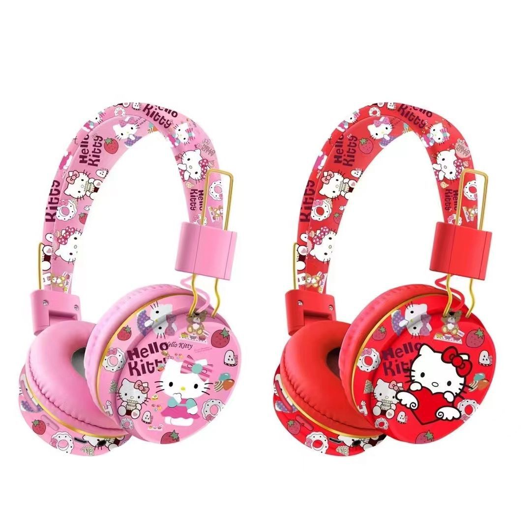 factory wholesale ah-906d internet celebrity headset cartoon  simple cute bluetooth stereo wireless headset