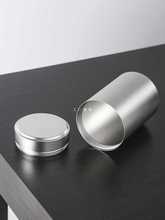 AZA3金属便携旅行小号茶叶罐螺口铝合金茶罐不锈钢小收纳盒大号茶