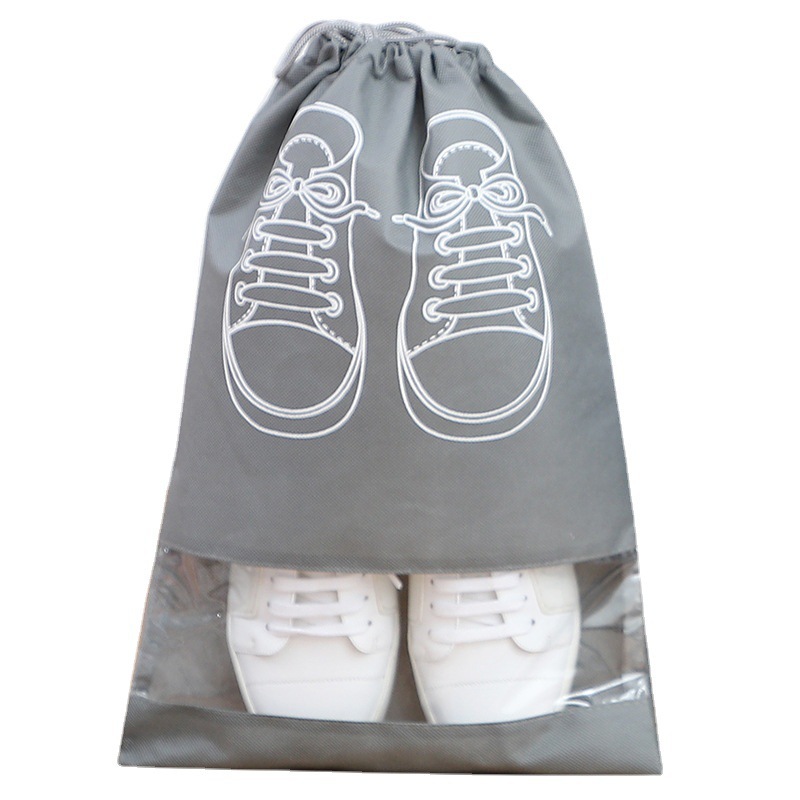 Non-Woven Shoes Buggy Bag Drawstring Bag Household Travel Pack Shoes Buggy Bag Dustproof Eco-friendly Bag Drawstring Shoe Bag