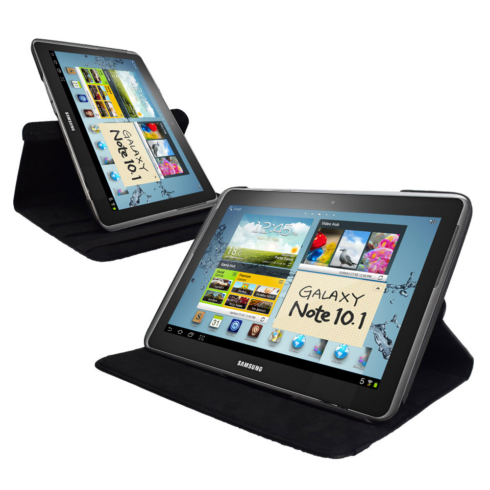 适用于三星Galaxy Note 10.1平板皮套N8000 N8010平保护壳旋转套