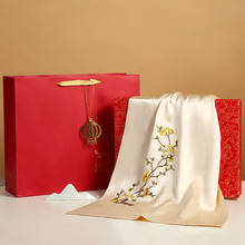 中国色礼物苏绣丝巾送长辈领导国外友人老外伴手礼公司商务礼品