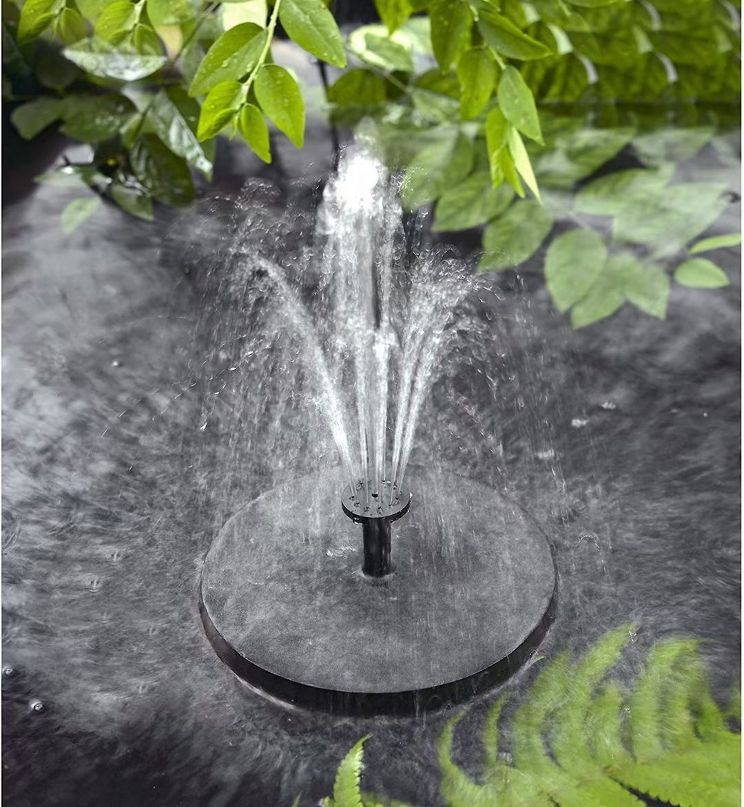 太阳能喷泉 悬浮户外水池水景流水漂浮喷泉 漂浮喷泉 花园喷泉