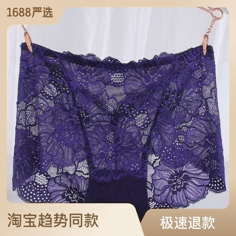 5532 Underwear Lace Underwear Women's Cotton Crotch Seamless Underwear Ladies' Mesh Large Size Belly Contraction Boxers Manufacturer