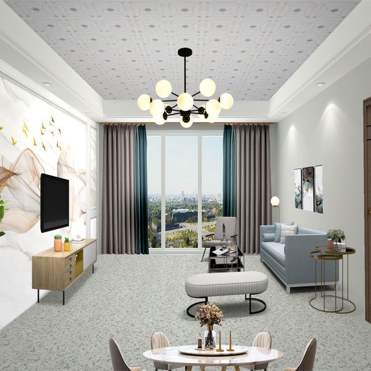 pvc扣板吊顶材料仿集成吊顶塑料板装饰天花板客厅厨房卫生间