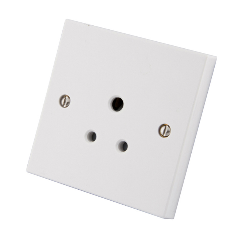 wall socket 5a 圆孔墙壁插座面板带开关 英标开关墙壁插座