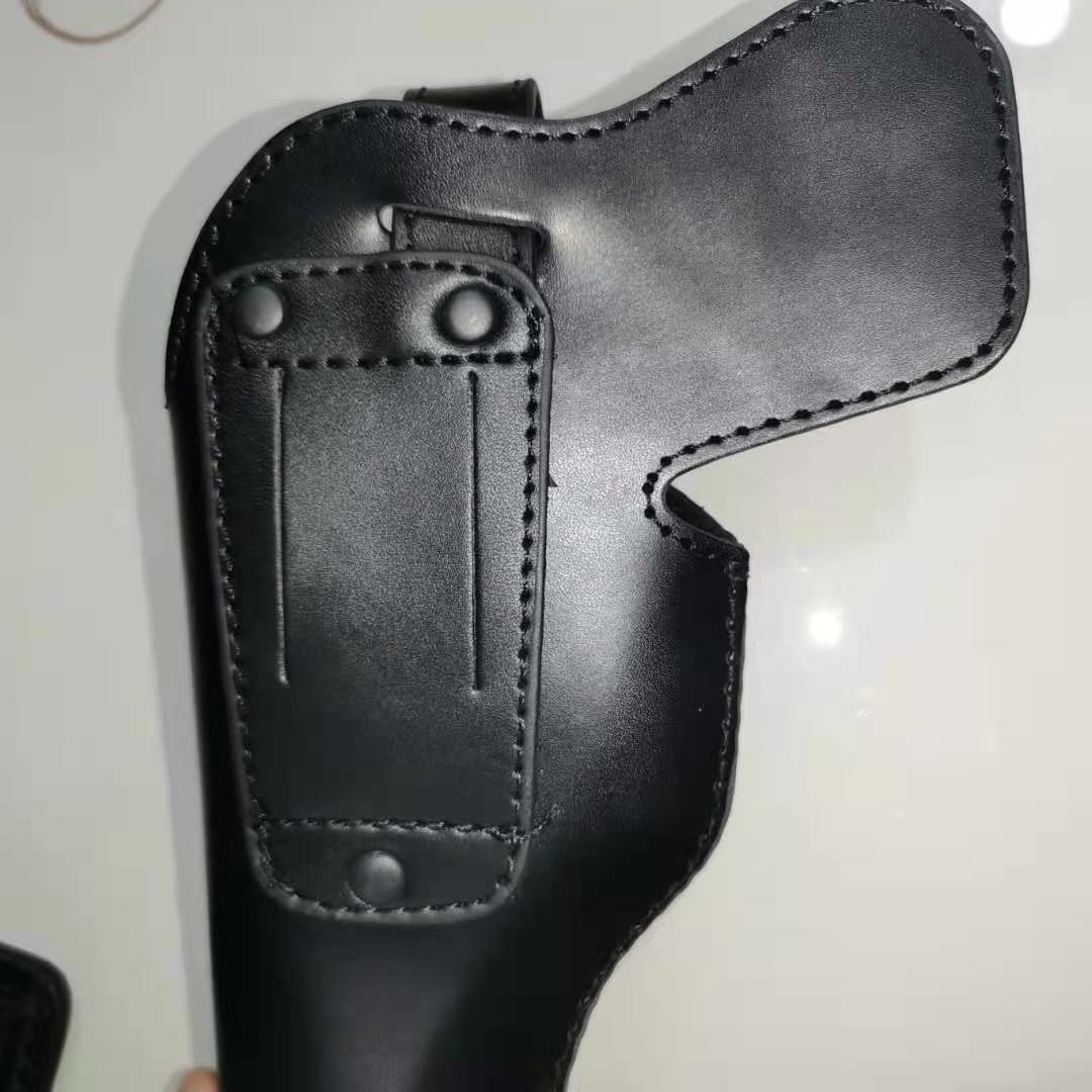 64式/92式快拔腰部牛皮枪套 隐藏快拔式普套舞台道具皮革手枪包