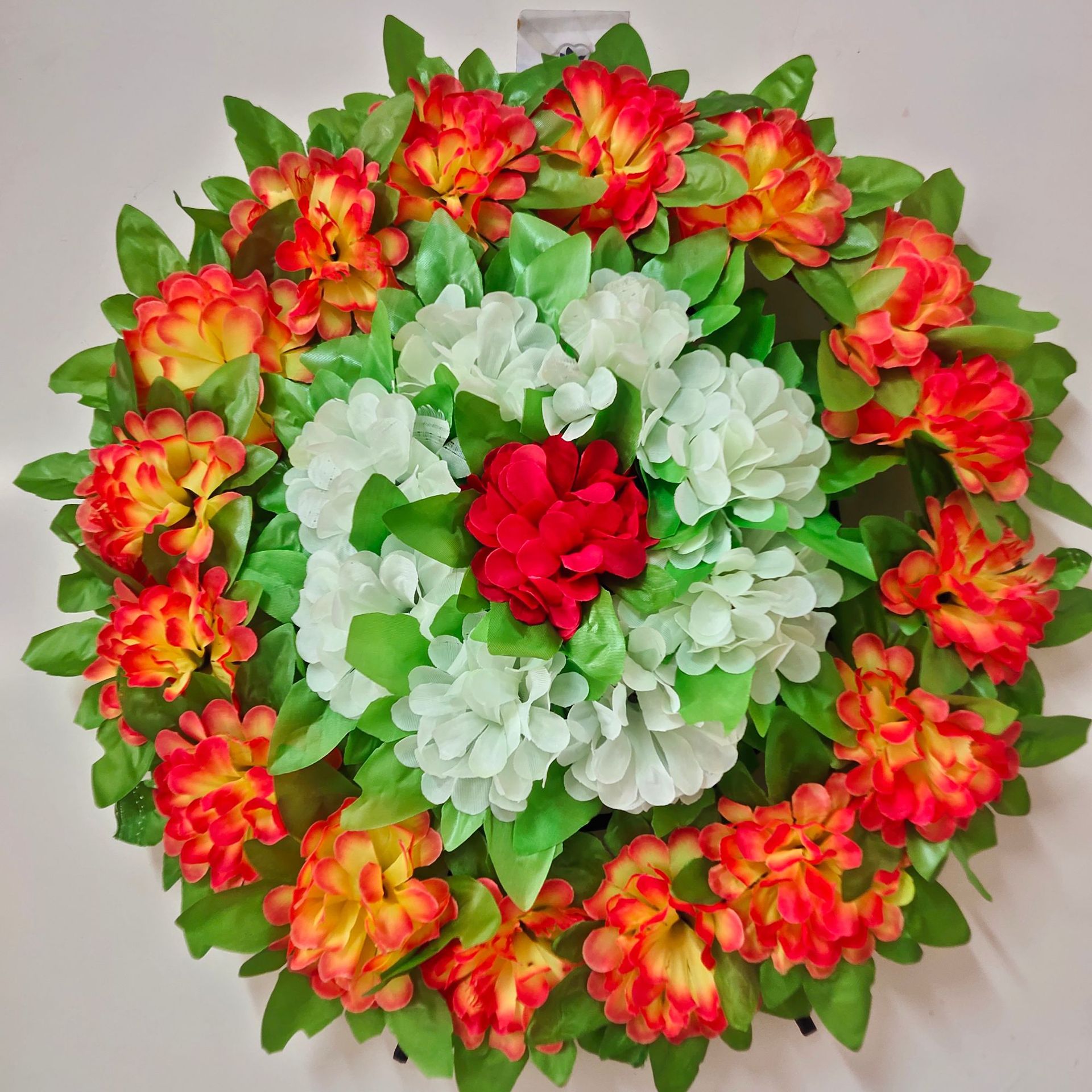 清明节菊花小花圈批发祭祀塑料白事殡葬祭奠追悼会扫墓用品墓前花