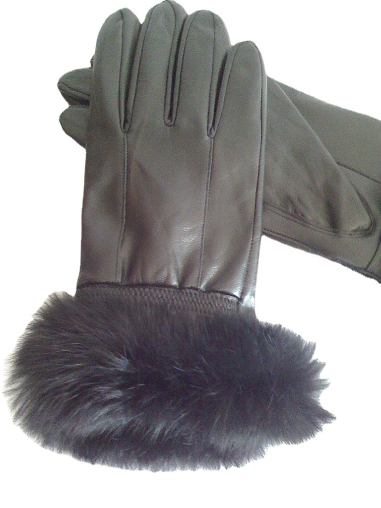 定做冬季保暖服饰羊皮手套男女颜色都可尺码标准