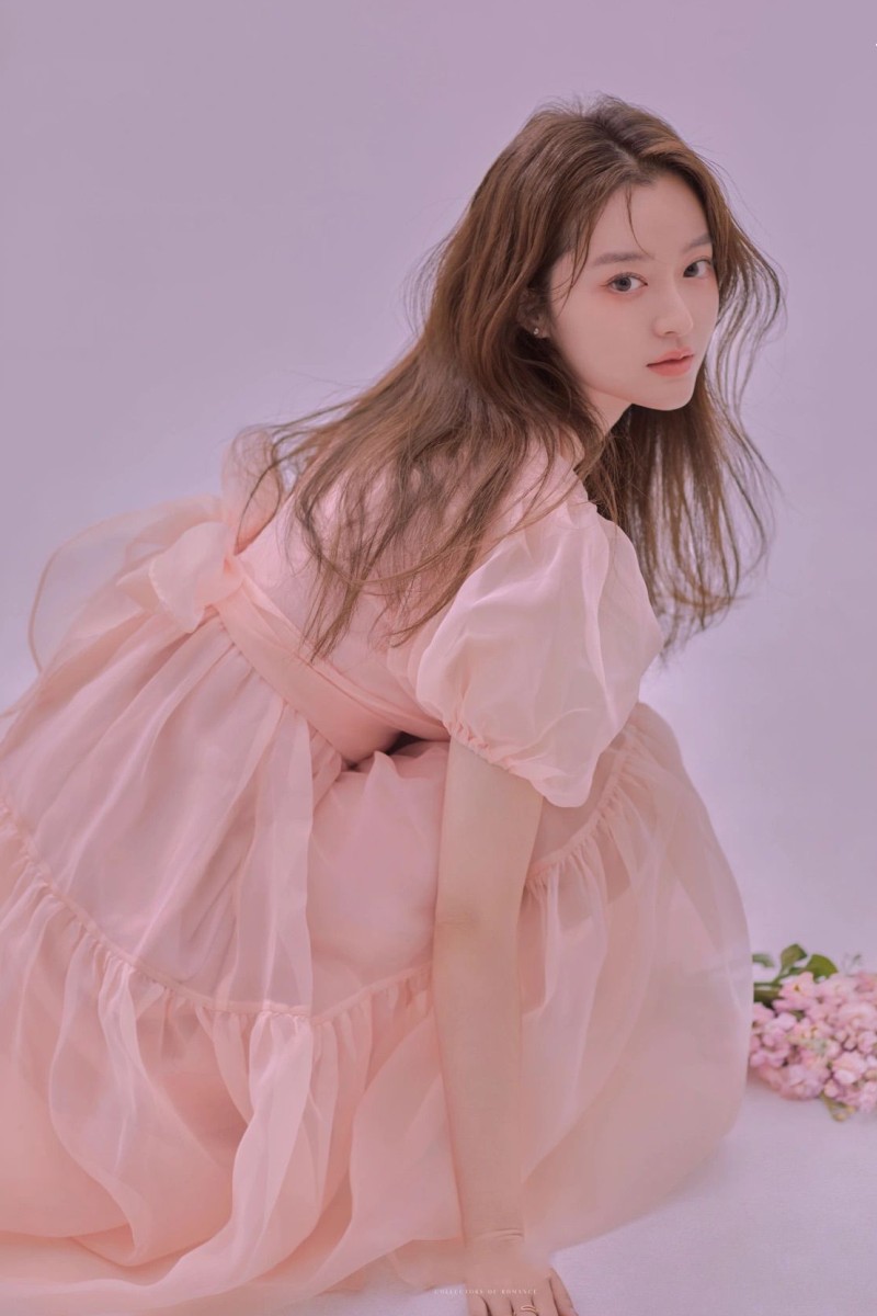 影楼主题写真服装女超仙粉色连衣裙法式少女个人艺术拍照摄影服装