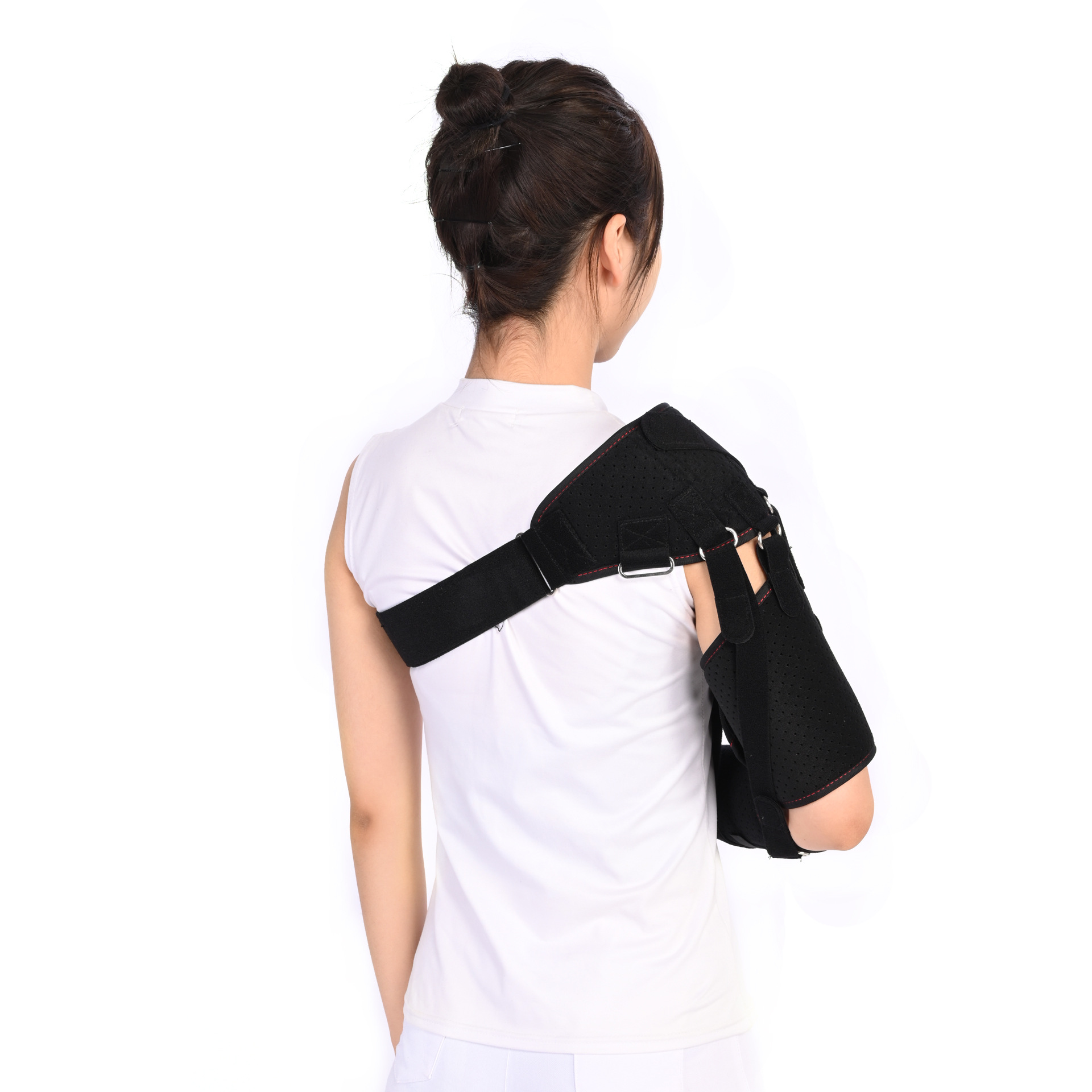 医用肩托康复肩关节半脱位偏瘫中风防脱臼保护固定带老人护肩