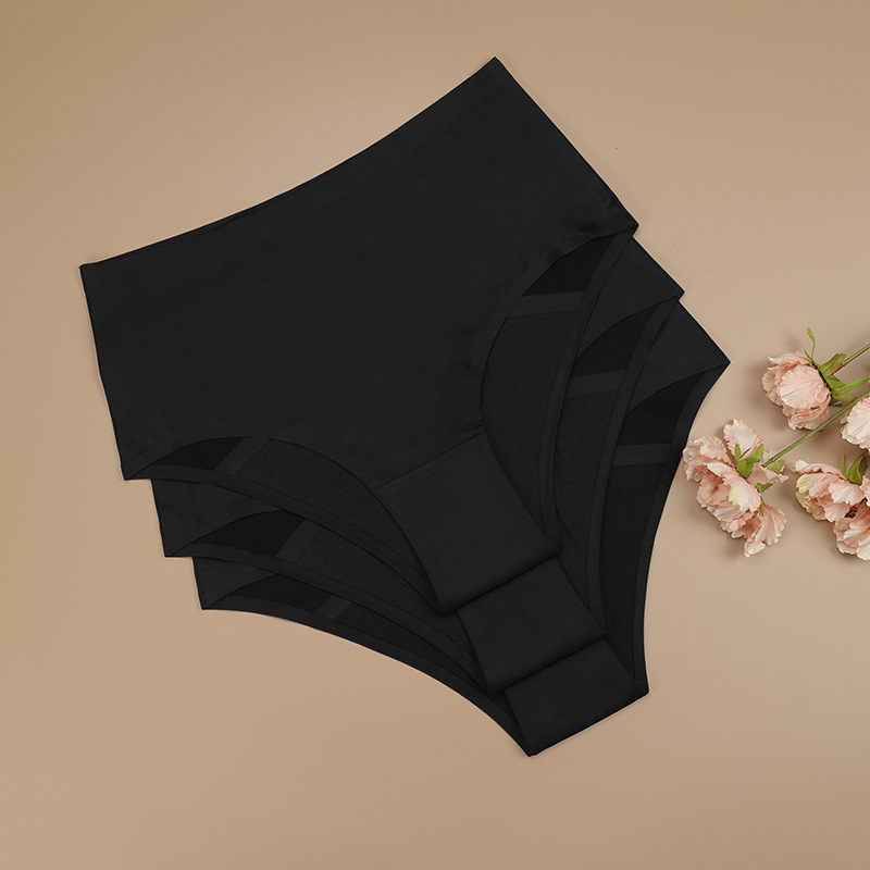 Cross-Border Four-Layer plus Size Menstrual Panties Women's Big Aunt Leak-Proof Underwear Sanitary Panty Menstrual Period Underwear