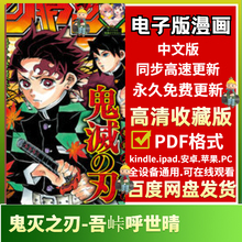 鬼灭之刃1-206话全集/高清简体中文电子版漫画素材PDF原画挂历