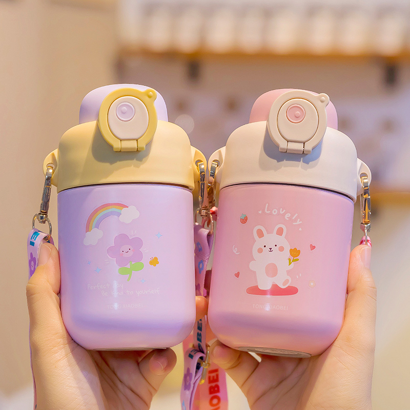 95n保温杯套幼儿园儿童上学300ml水壶小巧容量迷你小号毫升水杯