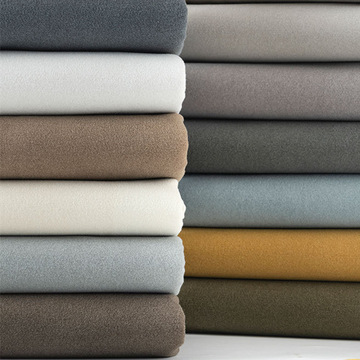 布料批发防猫抓磨砂科技绒面料加厚纯色不倒绒沙发套抱枕桌布面料