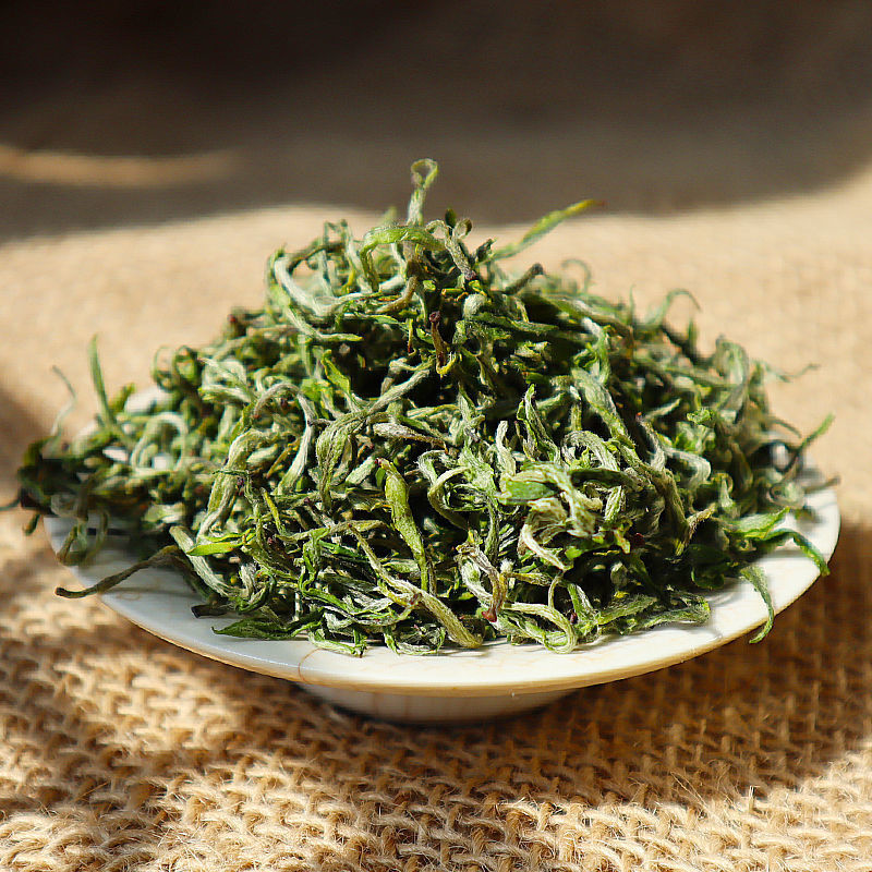 湘西保靖黄金茶叶2021新茶特级古丈毛尖云雾商用绿茶明前二月袋装