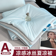 夏季新款A类母婴级氨纶凉感丝大豆夏凉被夏季薄被子可机洗空调被