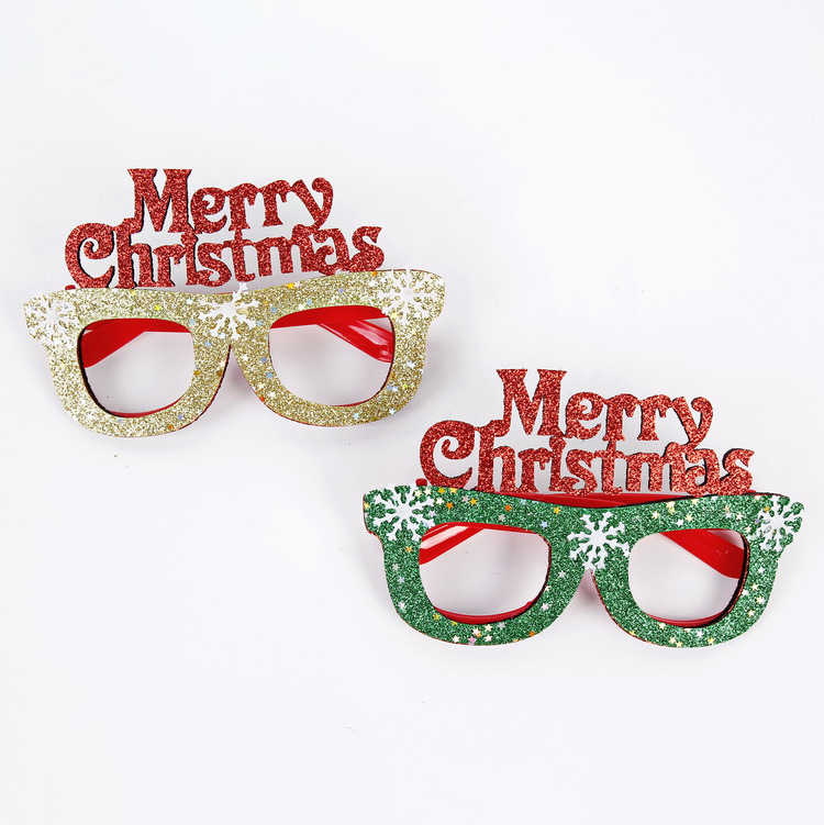 New Christmas Decoration Glasses Adult and Children Toys Gifts Santa Claus Snowman Antlers Creative Glasses