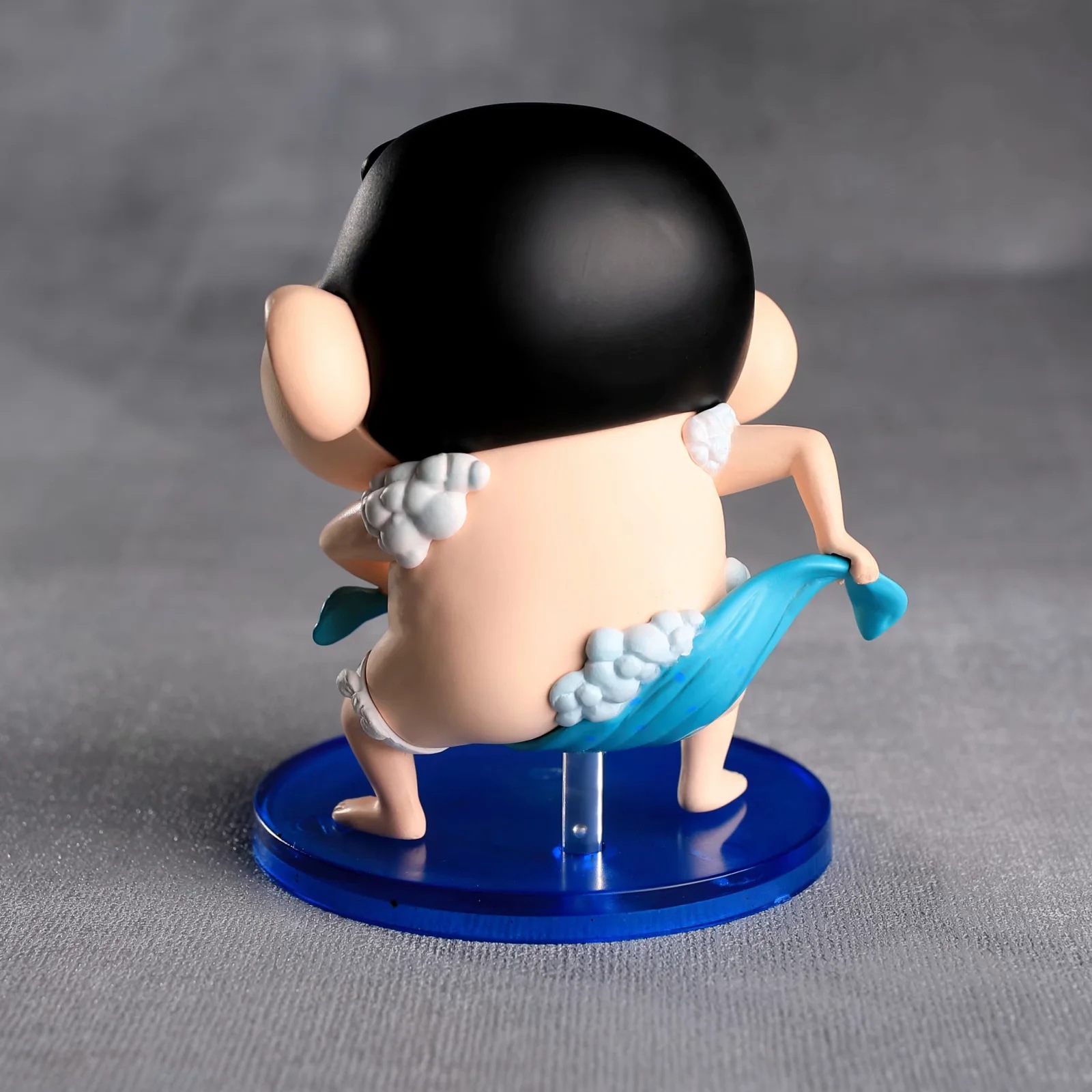 蜡笔小新 洗澡小新 露pp小新 q版恶搞车载机箱手办动漫模型