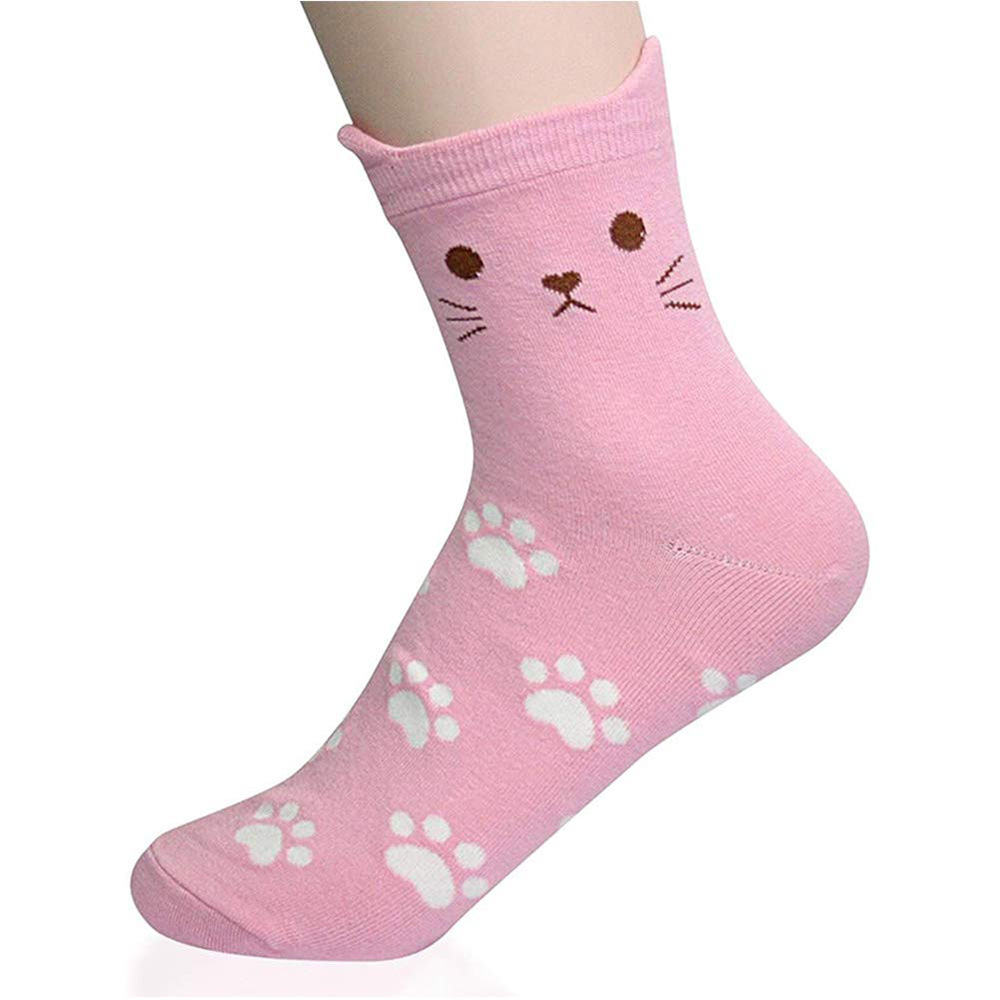 American Pet Day International Cat Day Socks Spring and Summer New Cartoon Three-Dimensional Ears Adult Tube Socks