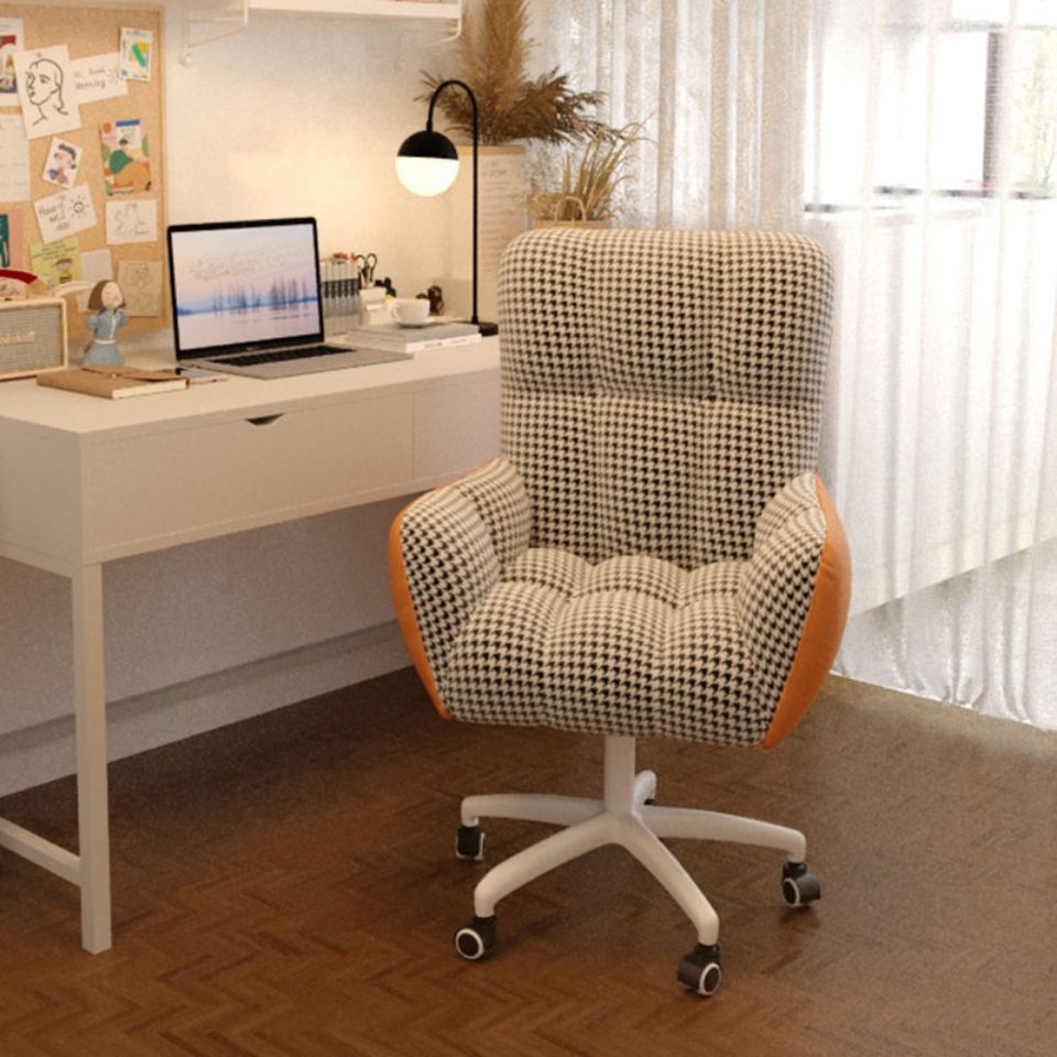 电脑椅家用舒适久坐宿舍书房书桌办公椅沙发椅卧室靠背凳升转椅