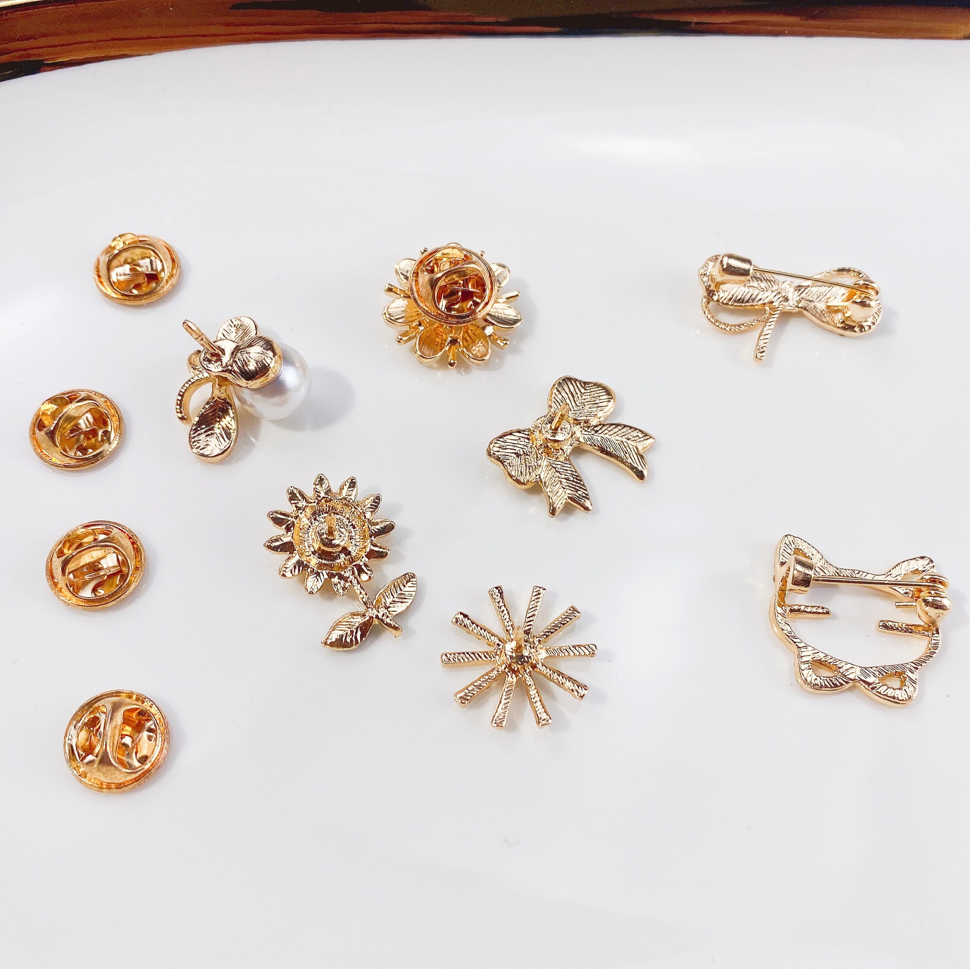 防走光扣卡扣胸针女收腰神器胸口腰围改小别针衣服固定气质扣子