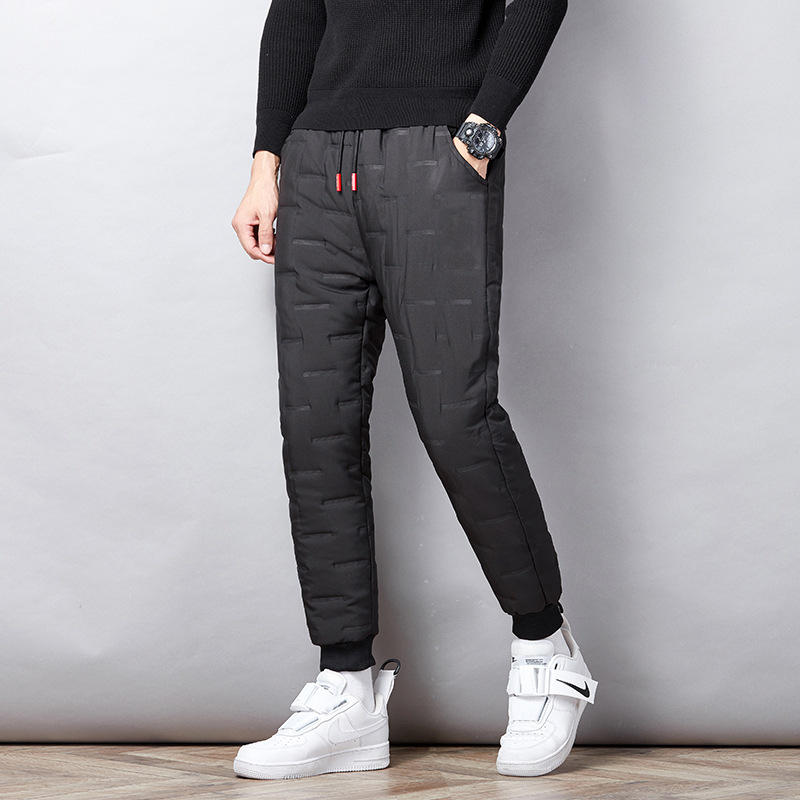 中老年棉裤男士秋冬外穿夹棉裤纯棉老粗布中国风防寒保暖爷爷长裤