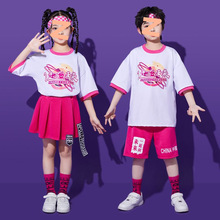 六一儿童表演服中国风幼儿园啦啦舞蹈服小学生班服啦啦队演出服