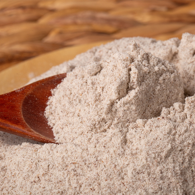 黑全麦粉500g含麦麸黑麦粉黑小麦荞麦面包粉面粉烘焙原料杂粮家用