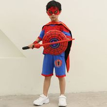 六一儿童演出服装男童蜘蛛侠套装幼儿园cosplay化妆舞会角色扮演